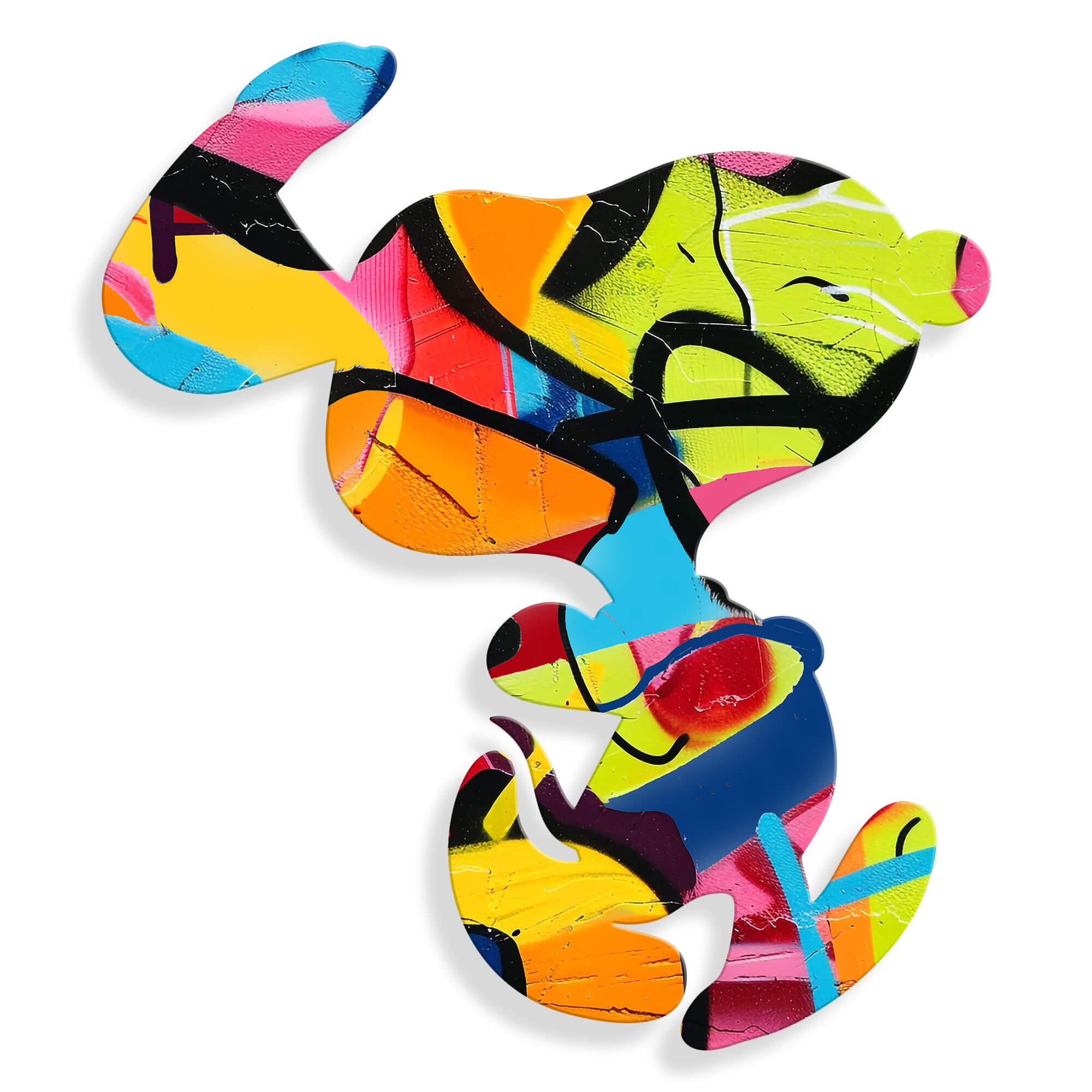 ADM - Acryldruck „Happy Dog Graffiti 1“