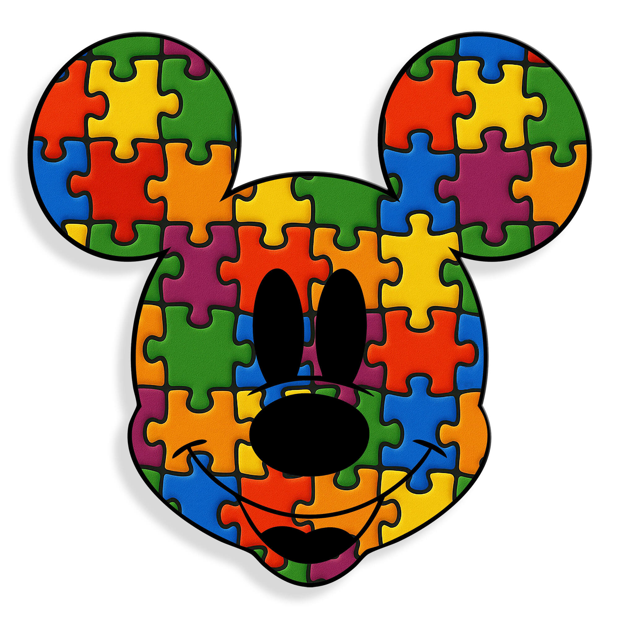 ADM – Acrylglasdruck „Puzzlemouse“