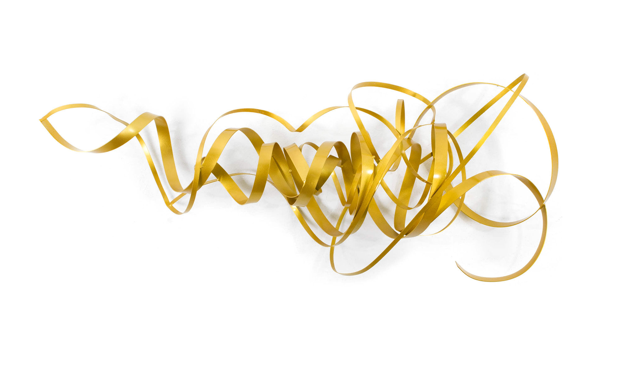 ADM - Peinture sur métal « Tourbillon de rubans »