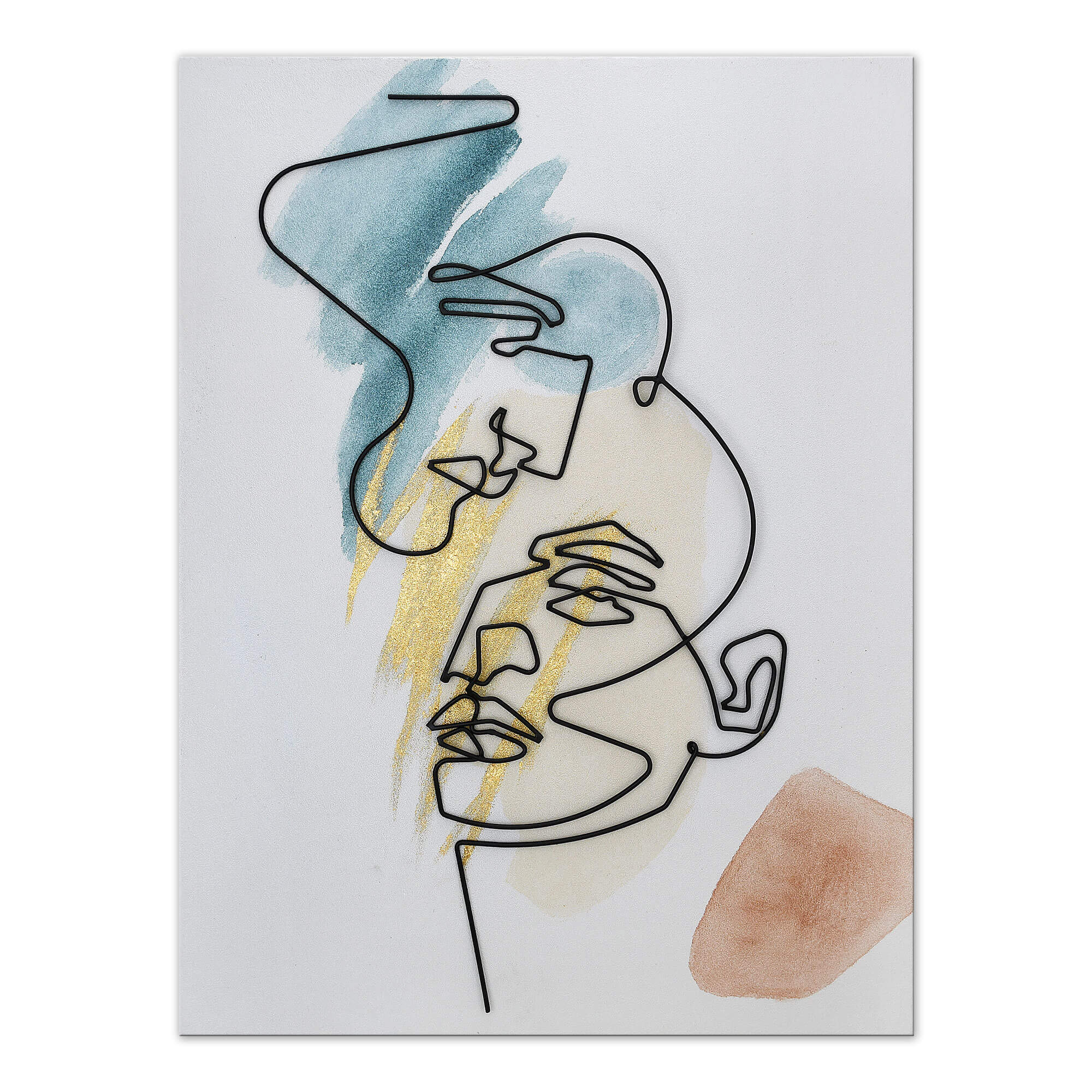 ADM - Peinture « Visages humains »