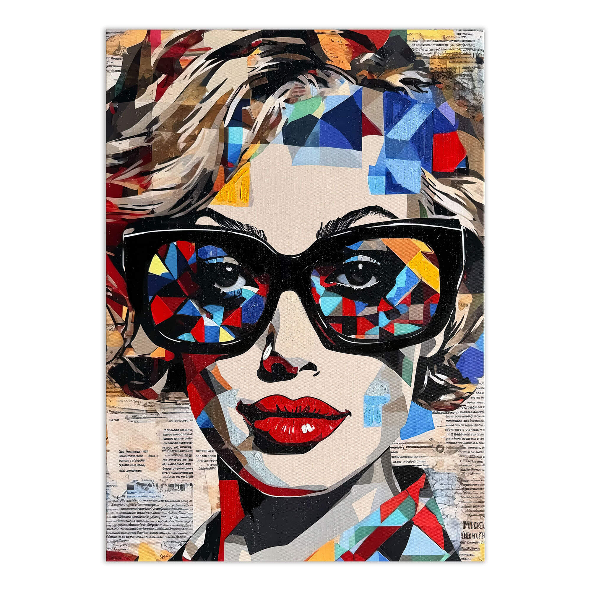 ADM - Impression « Visage de femme pop art 4 »