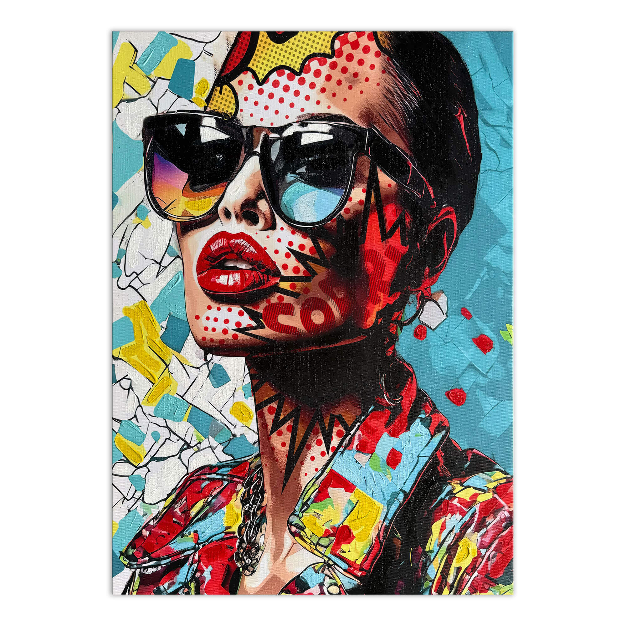 ADM - Impression « Visage de femme Pop Art 5 »