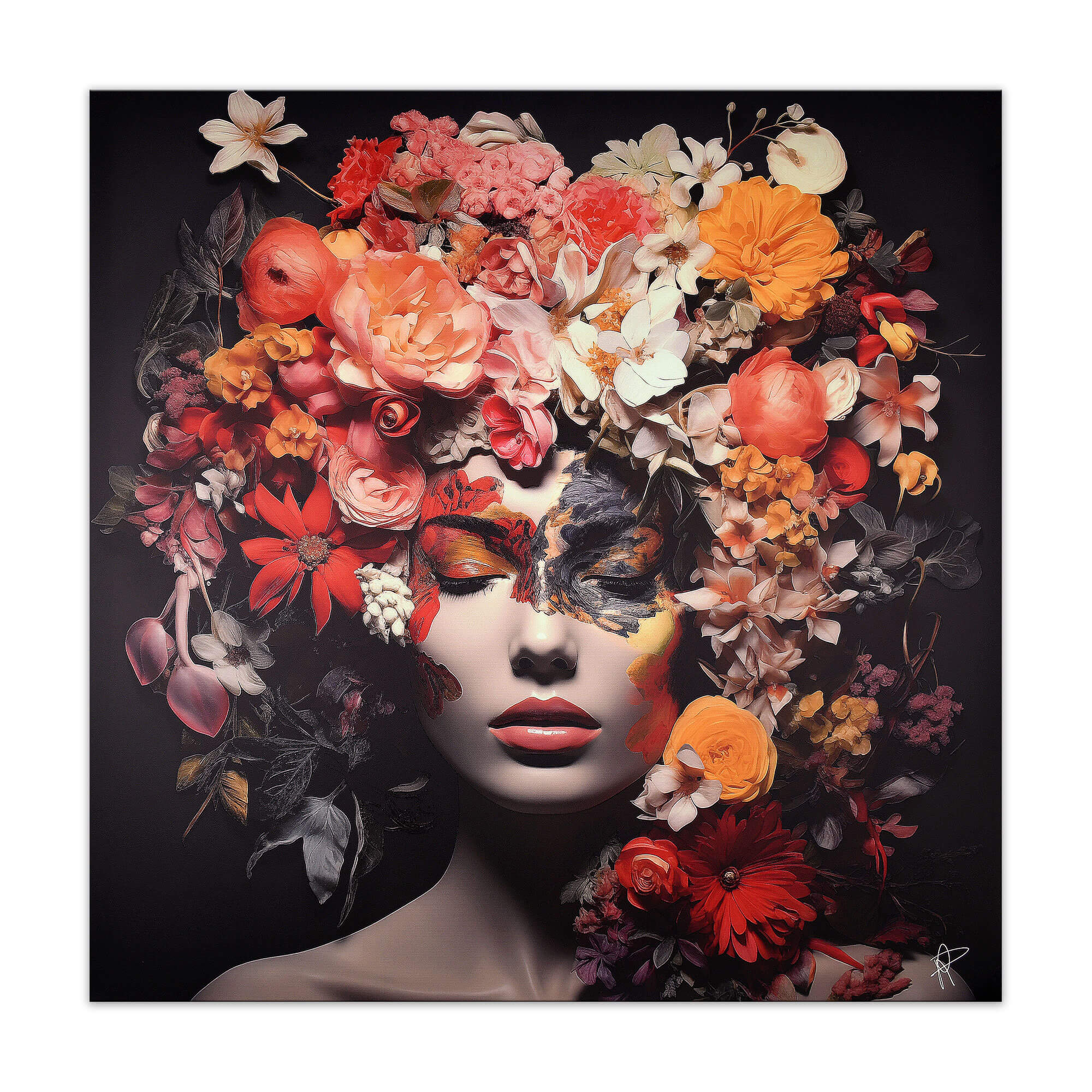 ADM - Impression « Immergé dans les fleurs »