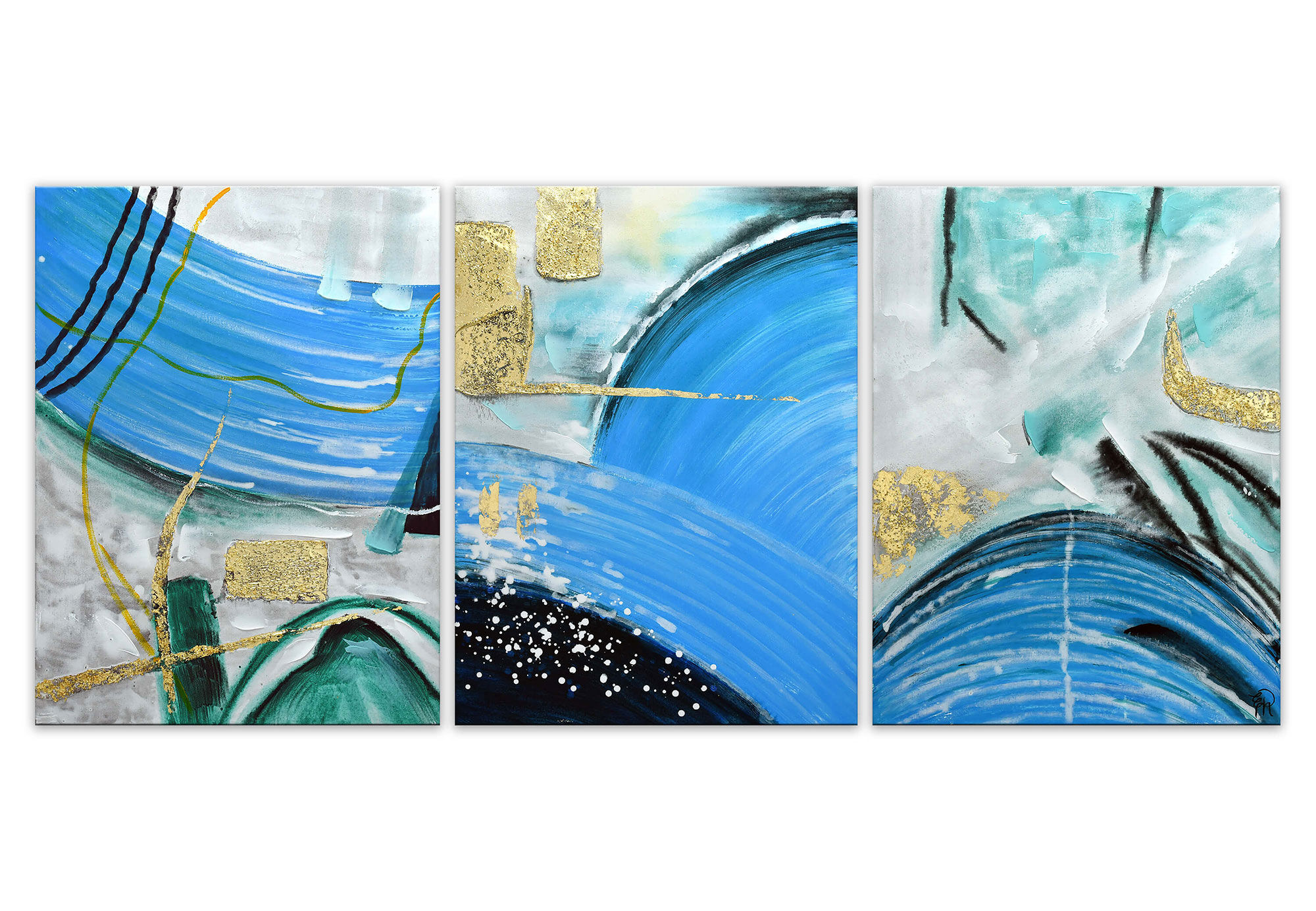 ADM – Malerei „Variable Strömungen“