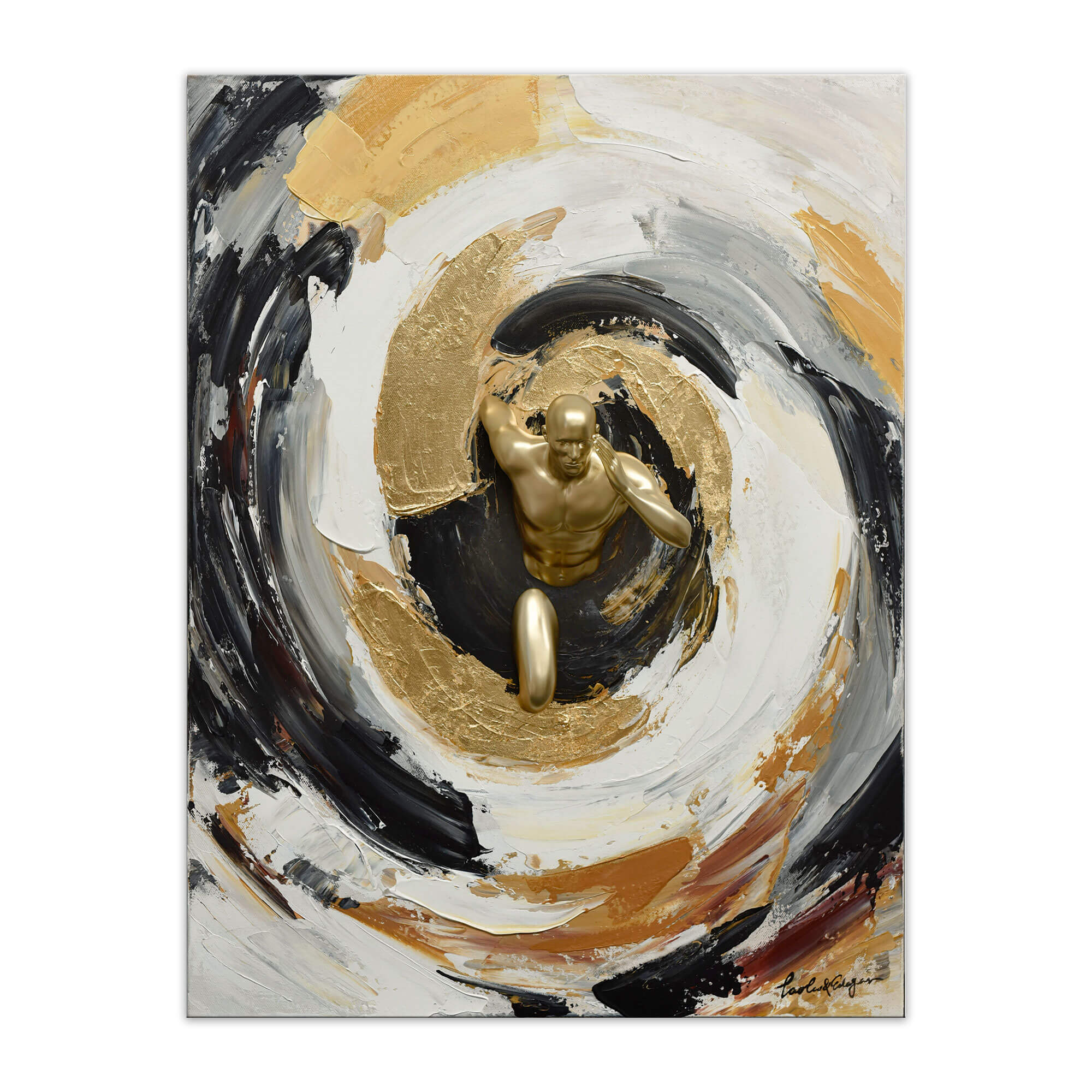 ADM - Sculpture-Peinture « Le Vortex »