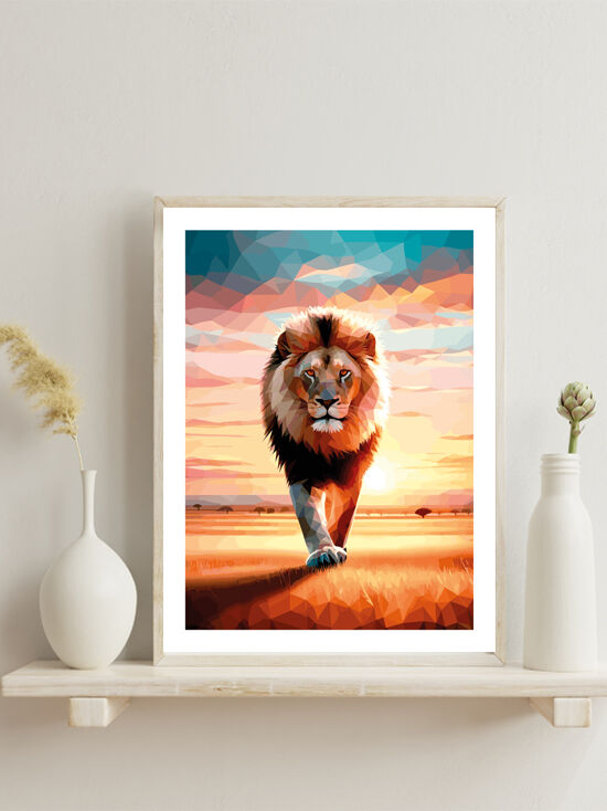 Lion Nobility Poster (30 x 40 cm)
