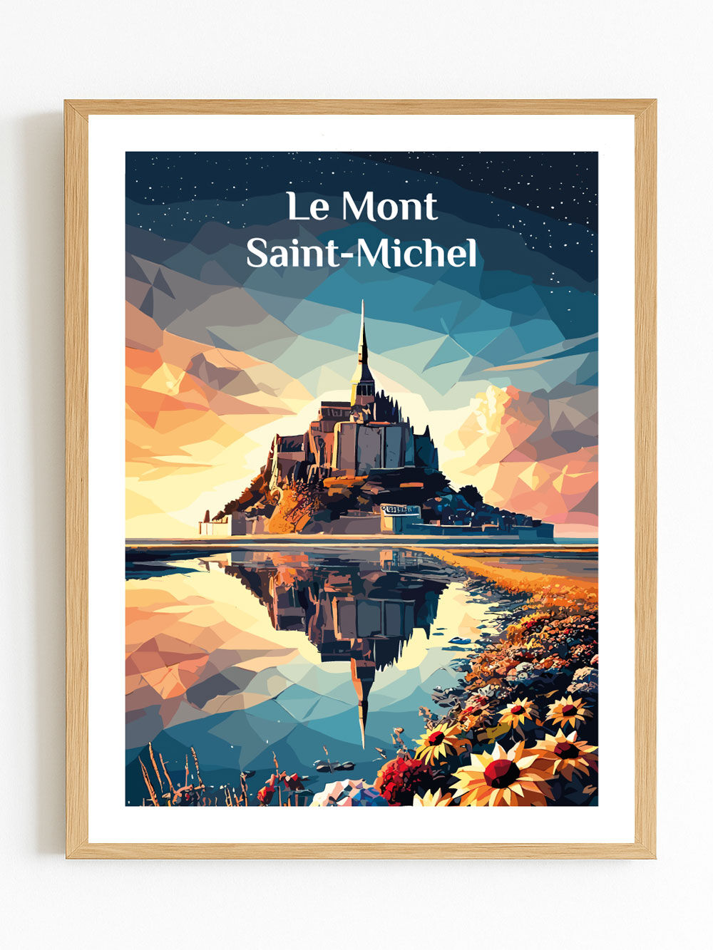 Mont Saint-Michel poster (30 x 40 cm)