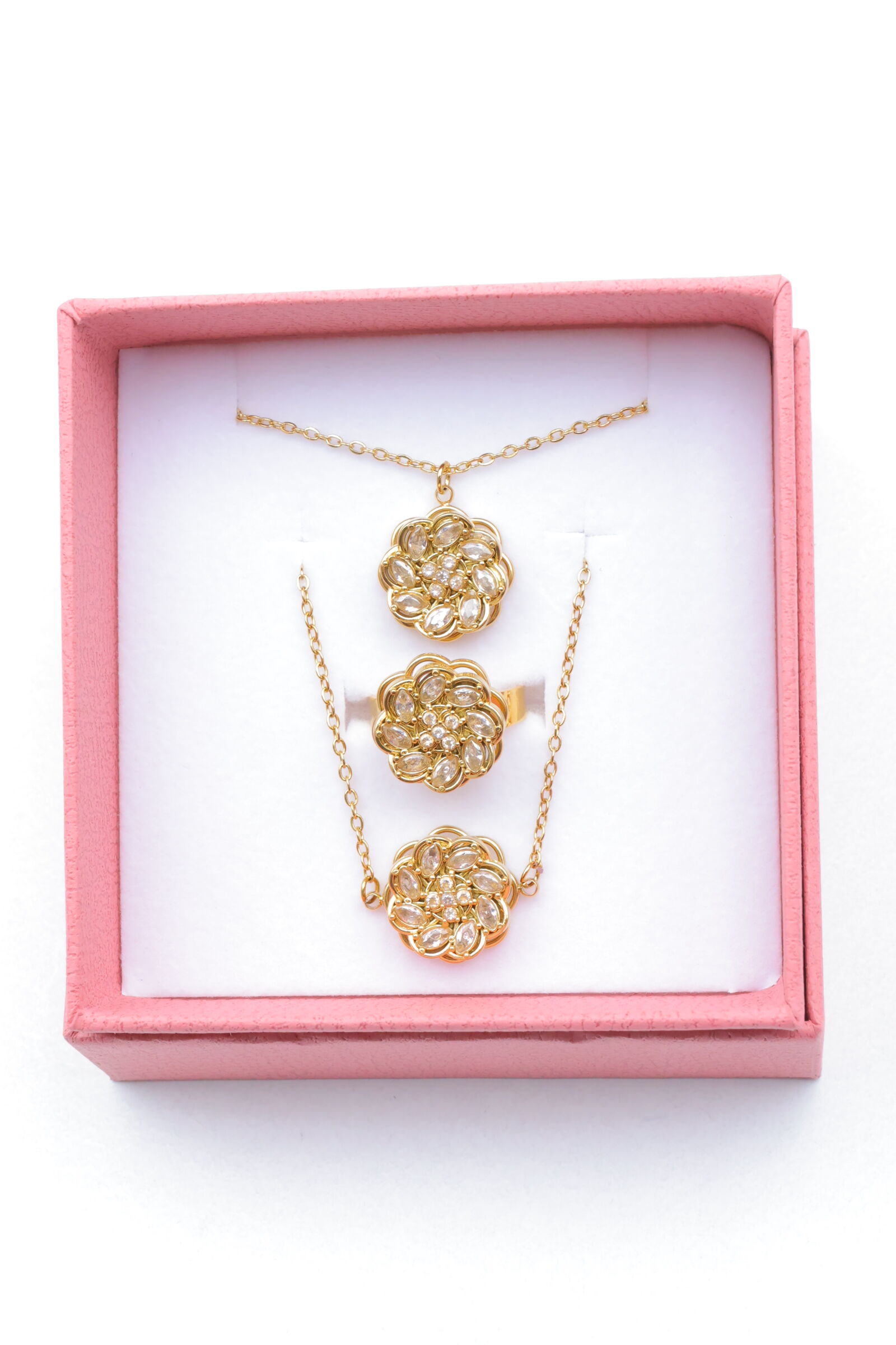 Set di gioielli con scatola in acciaio inossidabile - E735EB