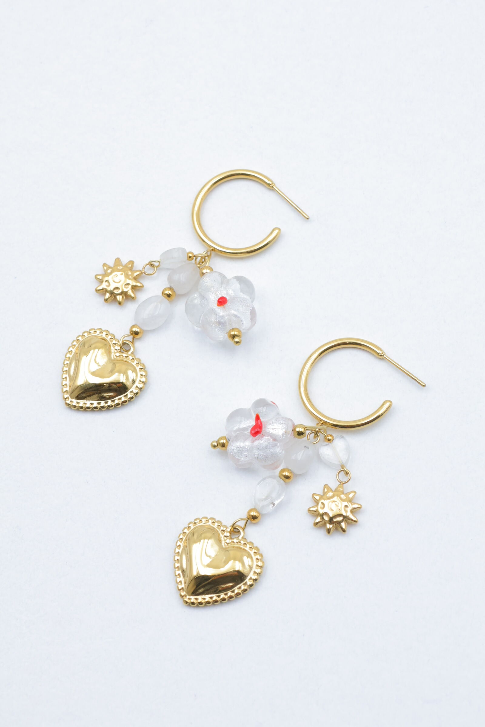 Boucles d'oreilles en acier inoxydable - Y215