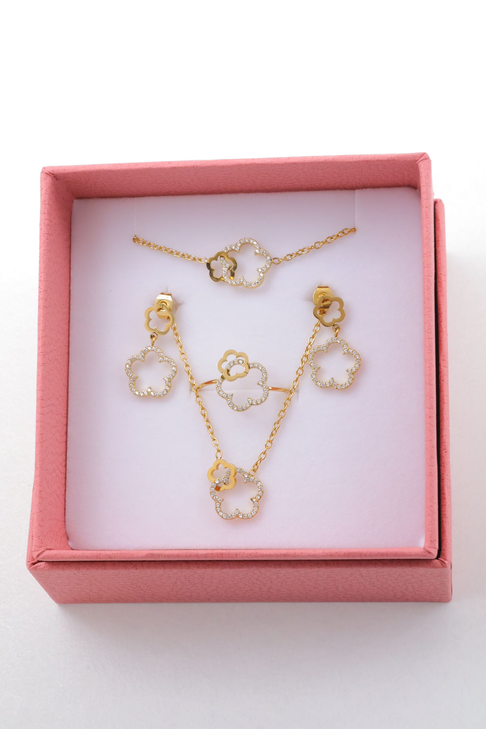 Set di gioielli con scatola in acciaio inossidabile - ZC38EB