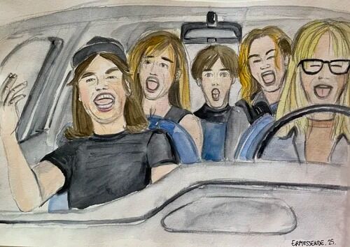 Print Format A4 / carte postale -Bohemian Rhapsody (reproduction)