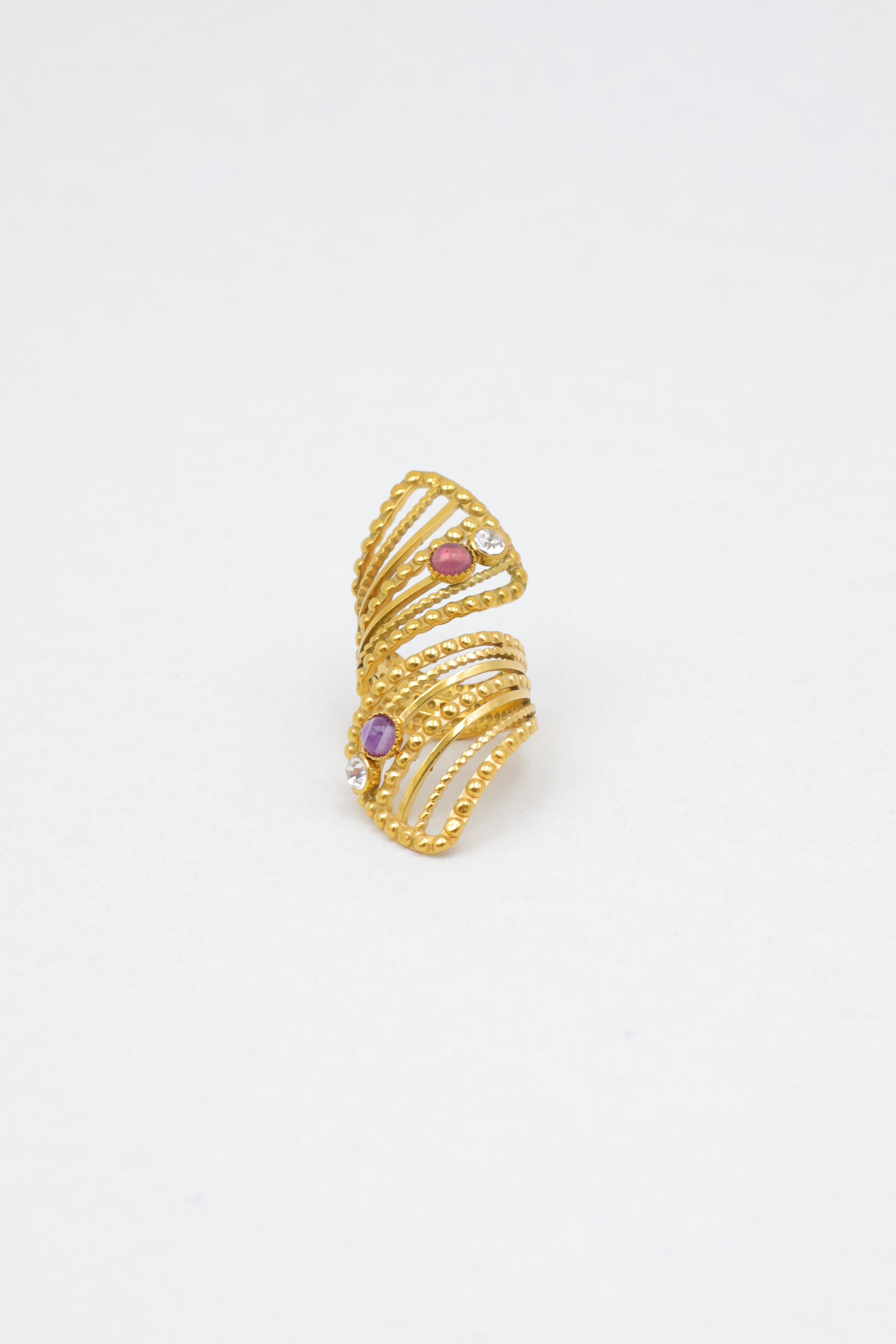 Anello regolabile in acciaio inossidabile - V428