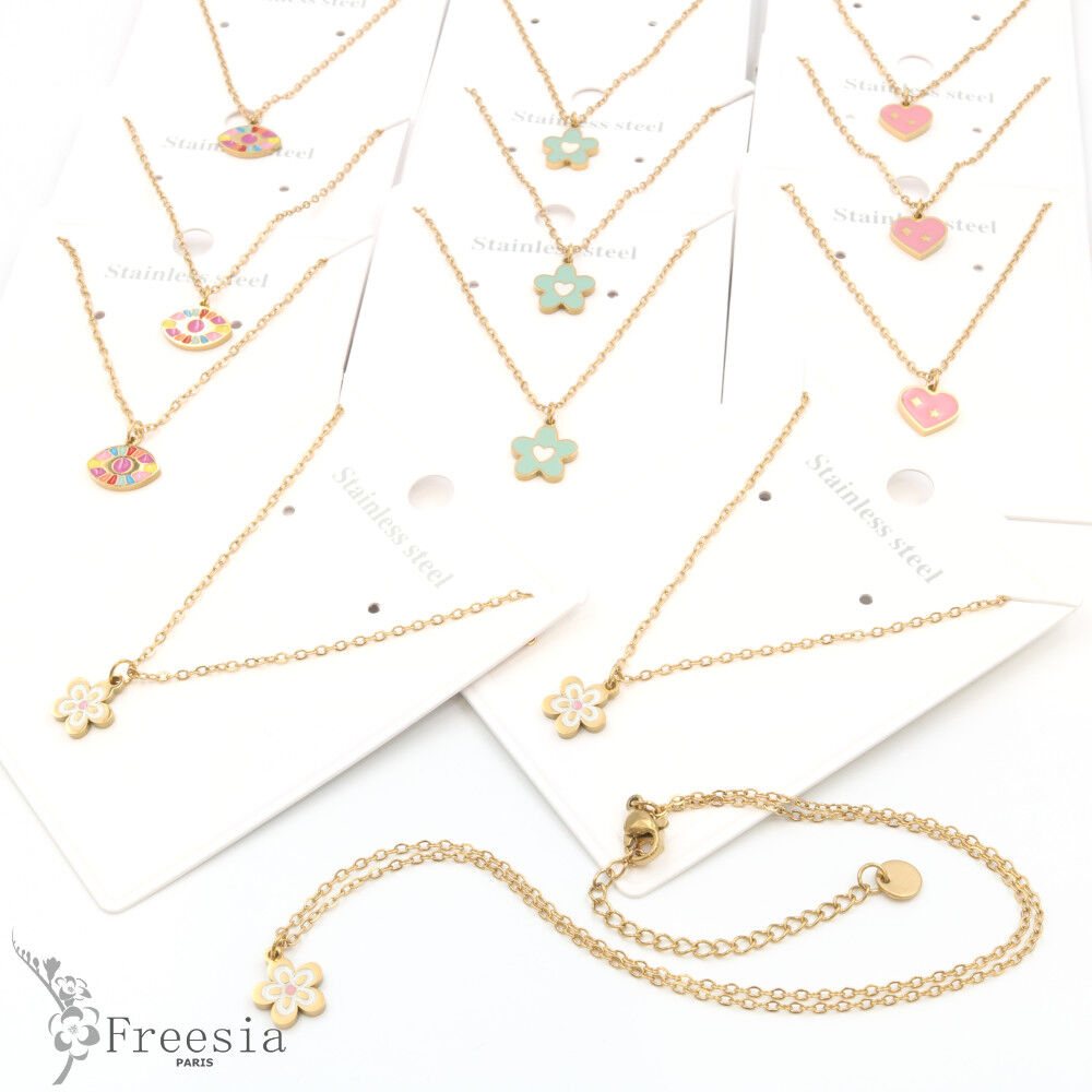 Collier acier laqué - 1014101