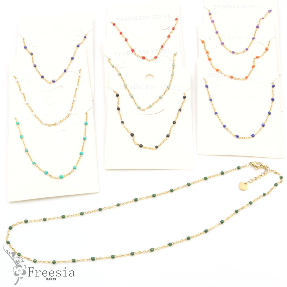 Collier en acier laqué - 10142