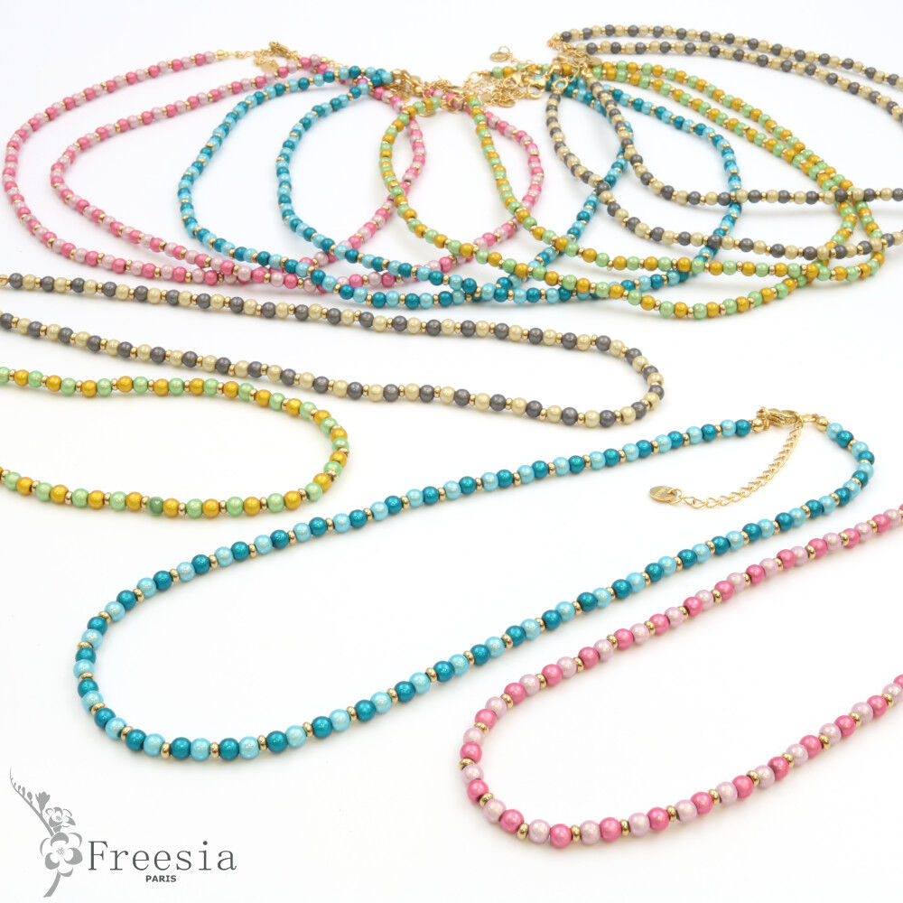 Collier acier et résine - 10149