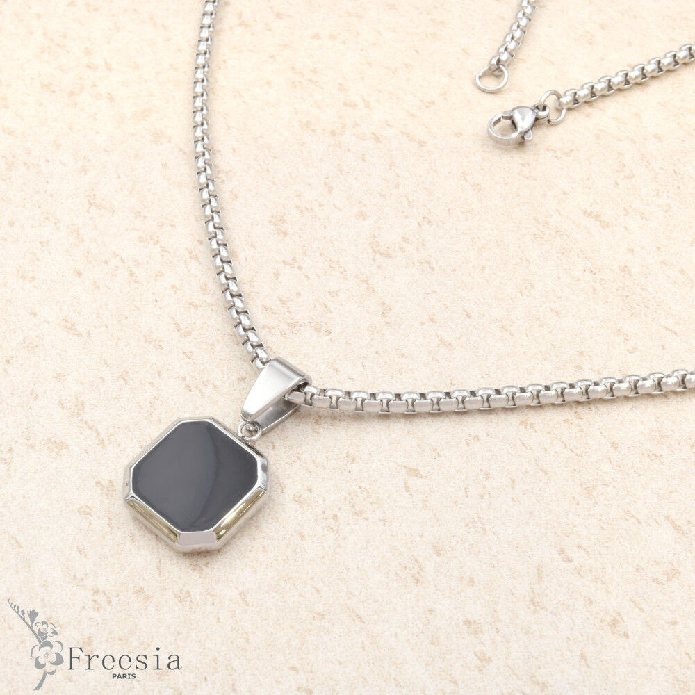 Collier homme acier - 10156