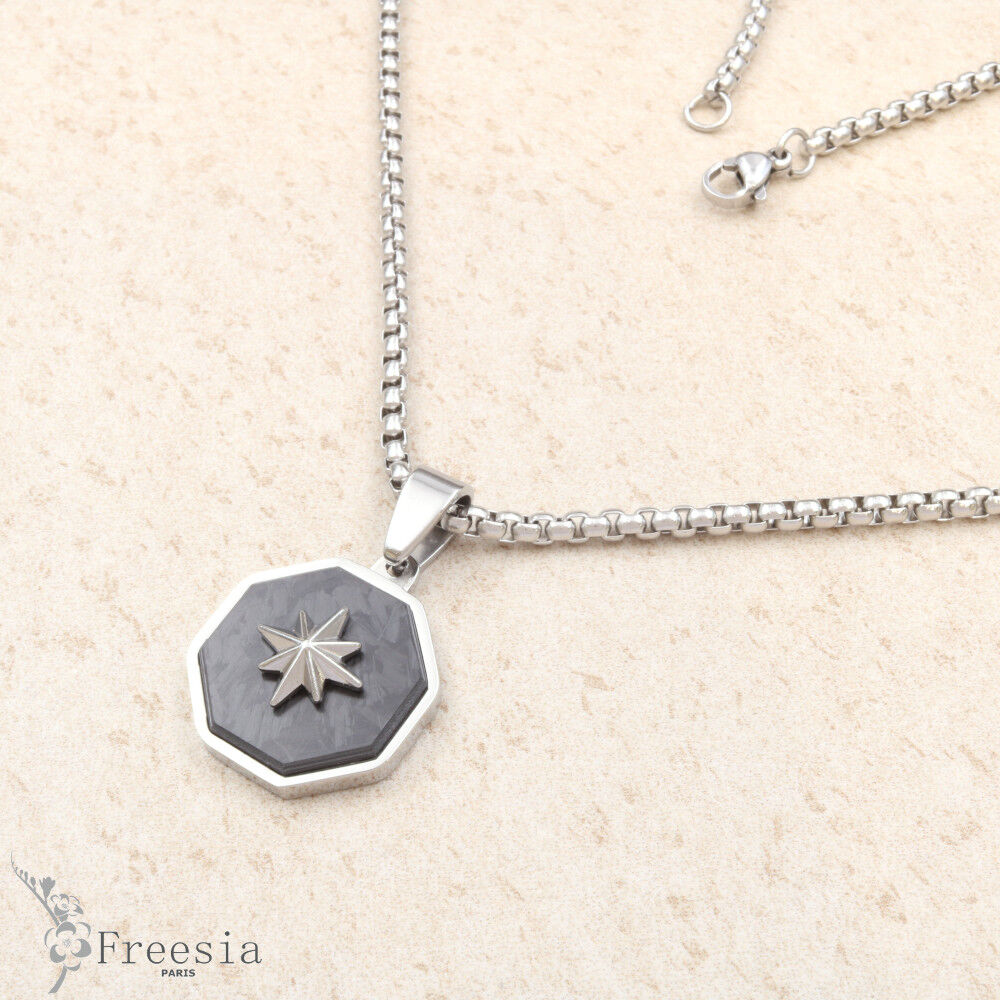 Collier homme acier - 10160