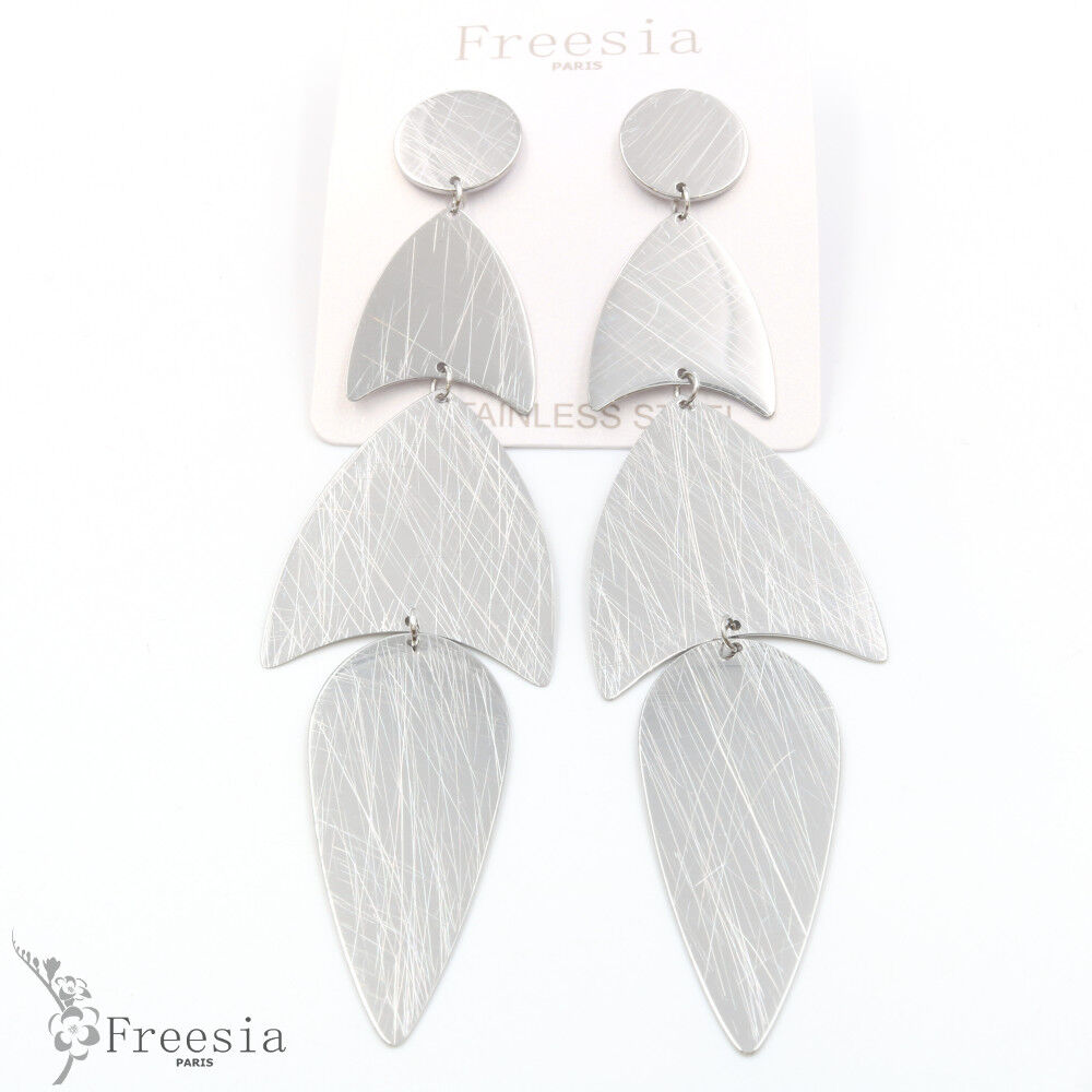 Boucles d'oreilles acier - 10305