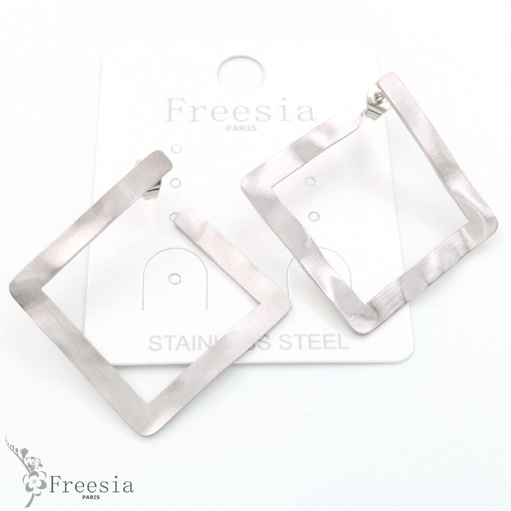 Boucles d'oreilles acier - 10328