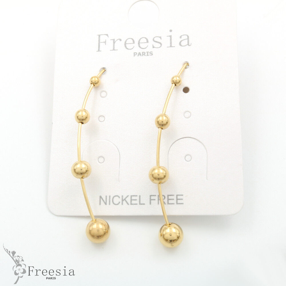 Boucles d'oreilles acier - 1034101