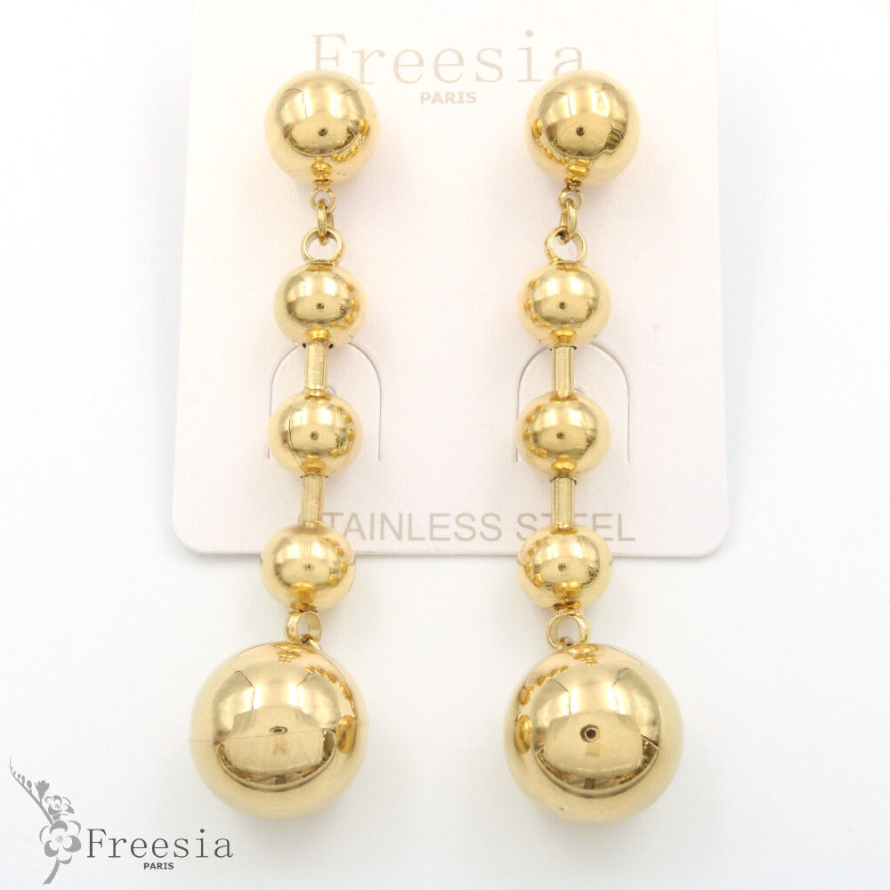 Boucles d'oreilles acier - 1034102