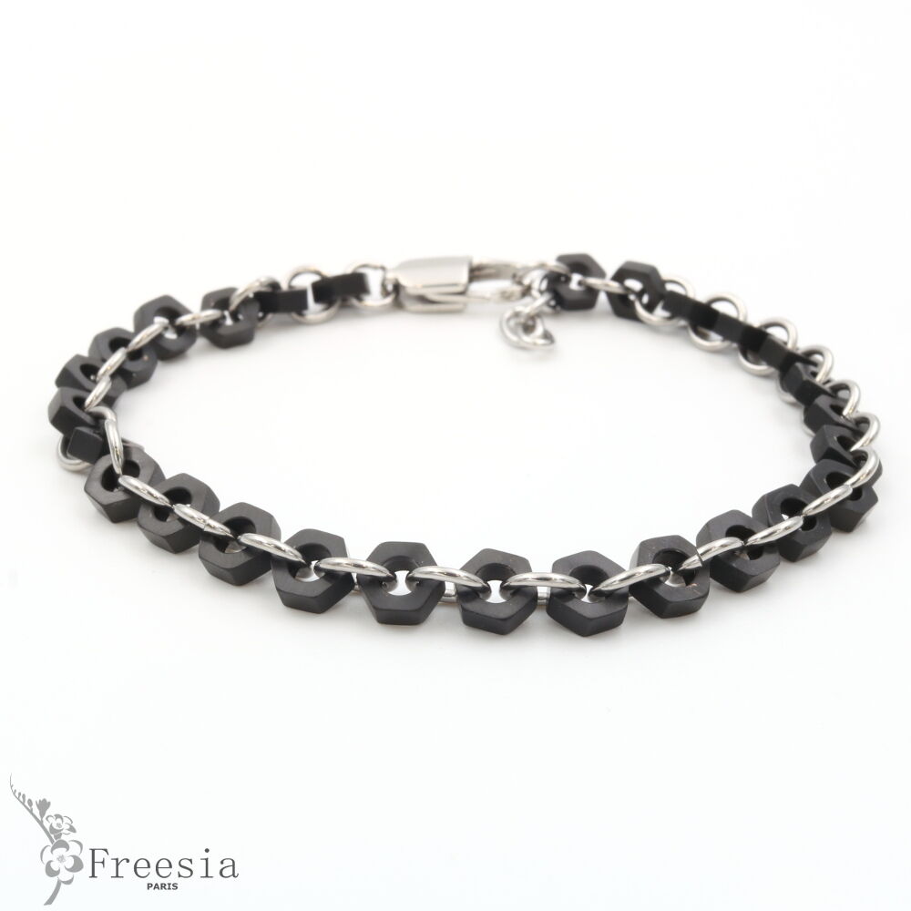 Herrenarmband aus Stahl - 10628