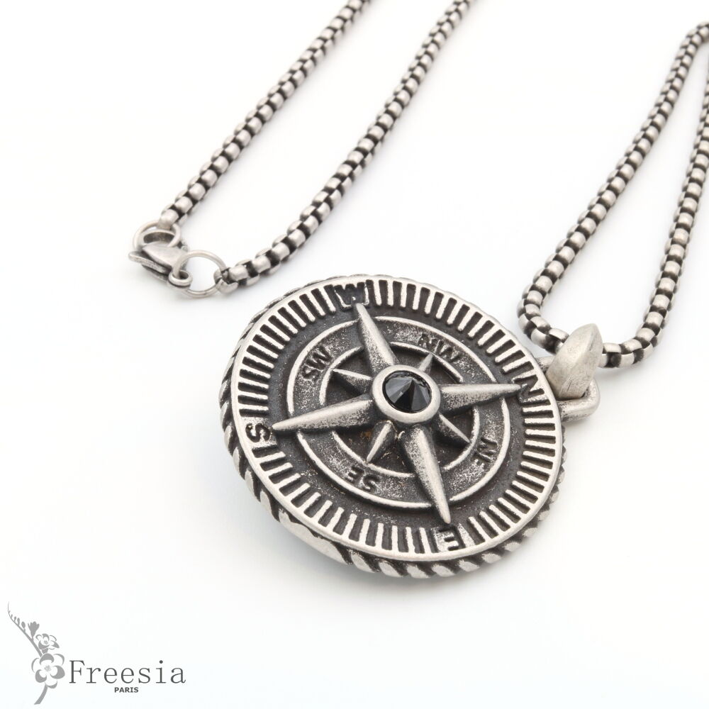 Collier homme acier - 10633