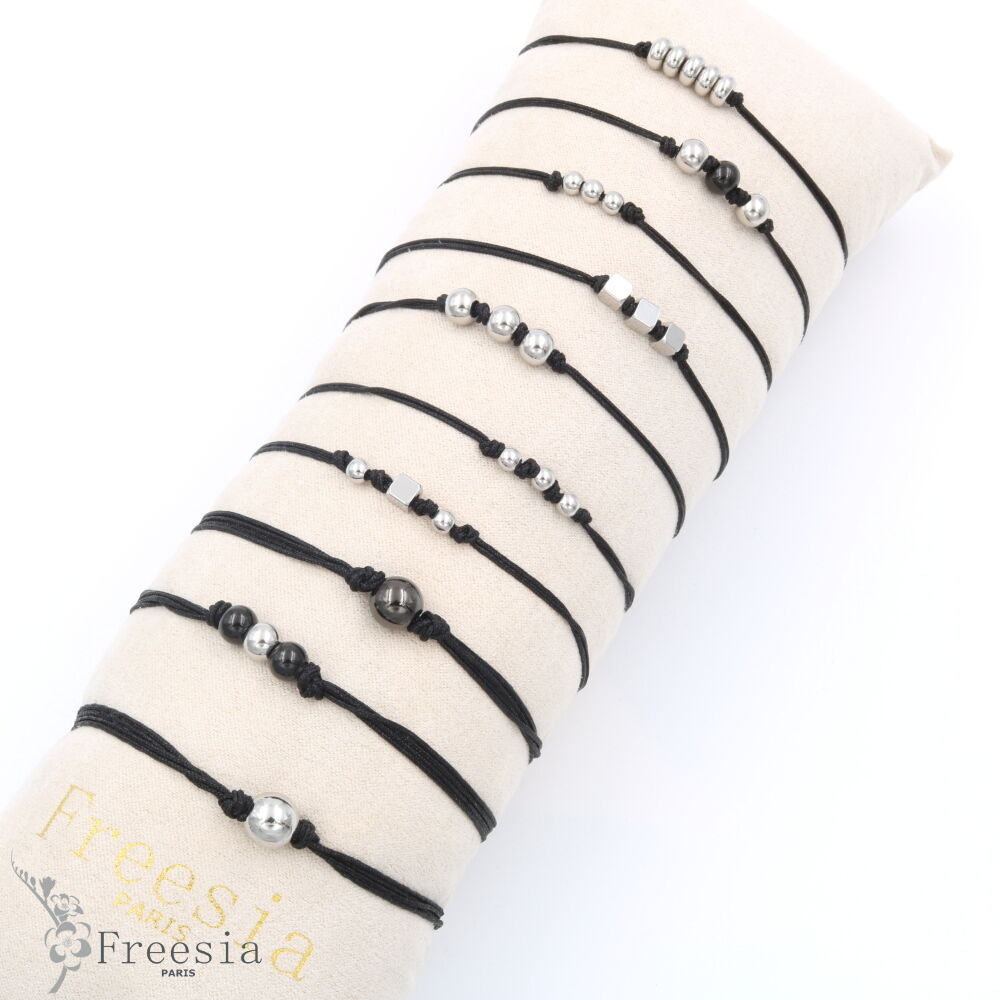 Armband Herren Acier et Cordon – 10641