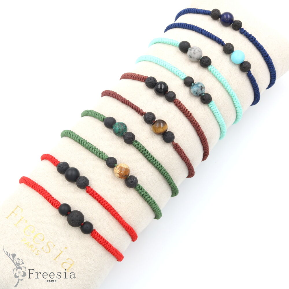 Armband homme pierre naturelle - 10657