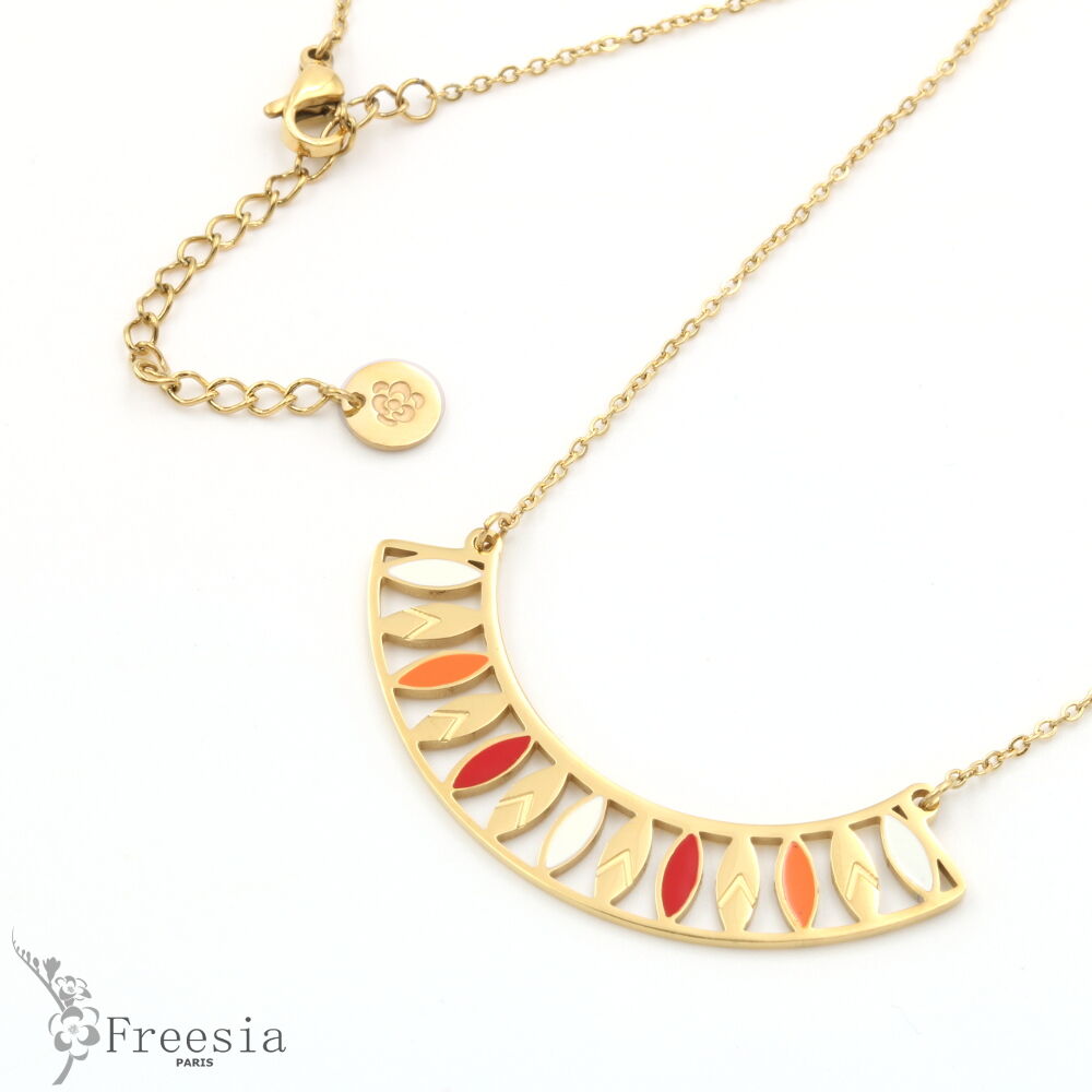 Halskette aus lackiertem Stahl – 11172