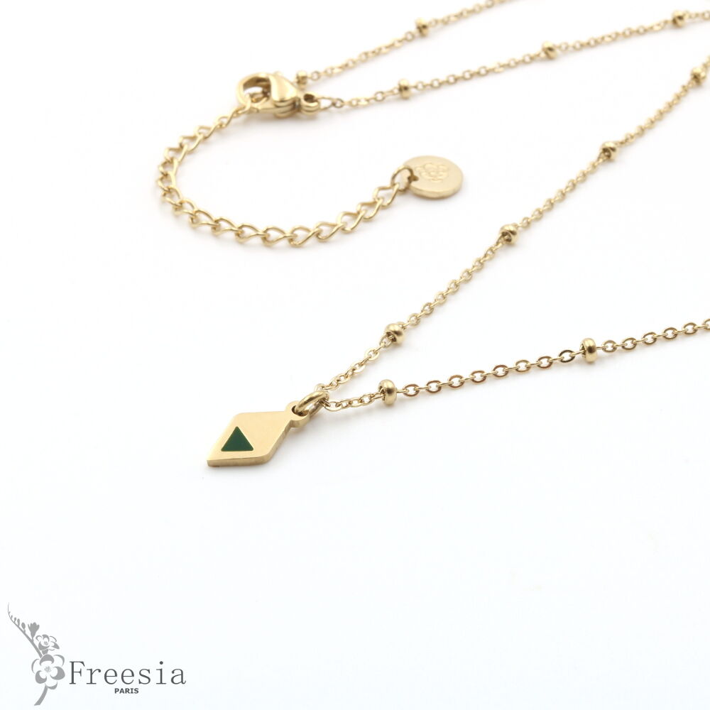 Collier en acier laqué - 11190