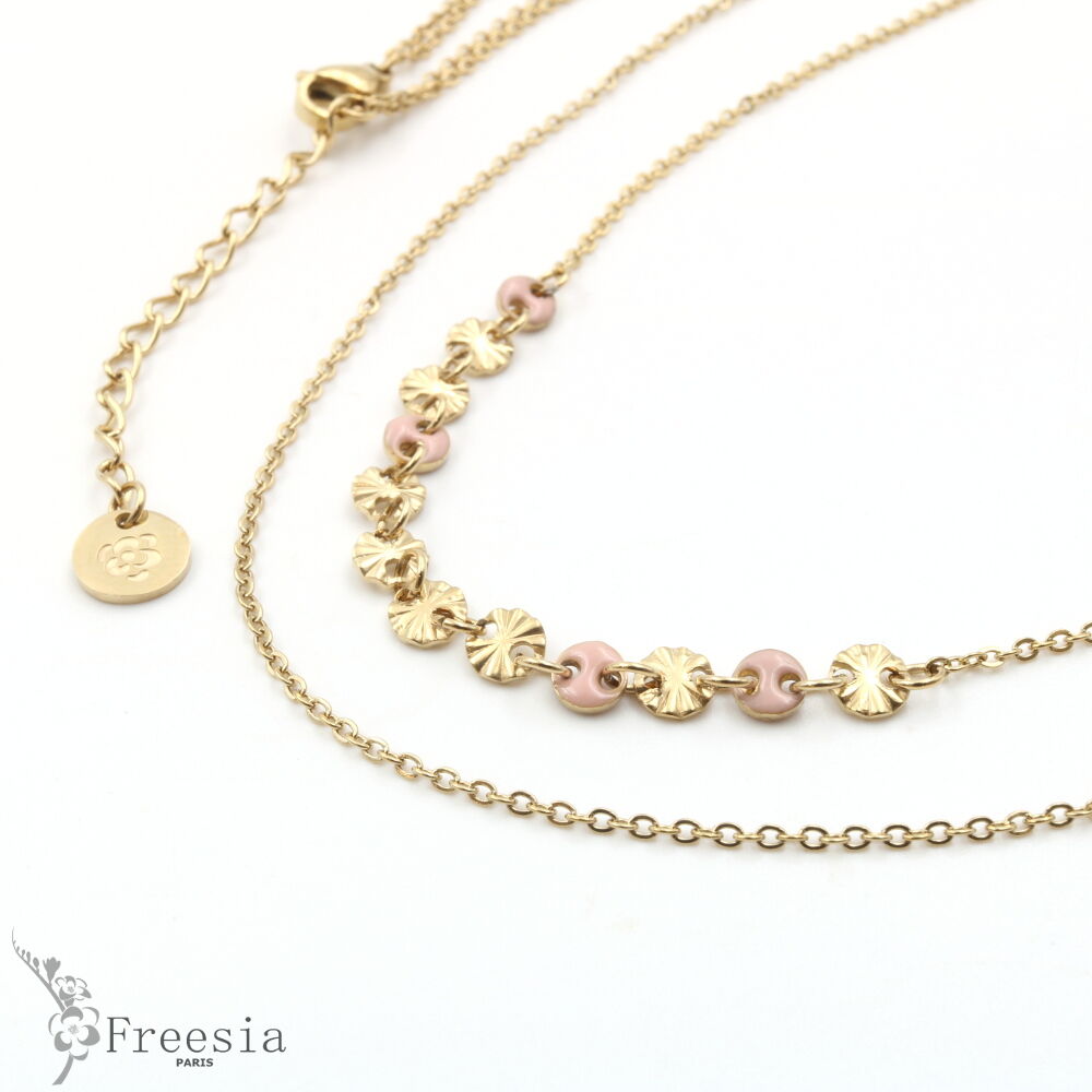 Halskette aus lackiertem Stahl – 11194