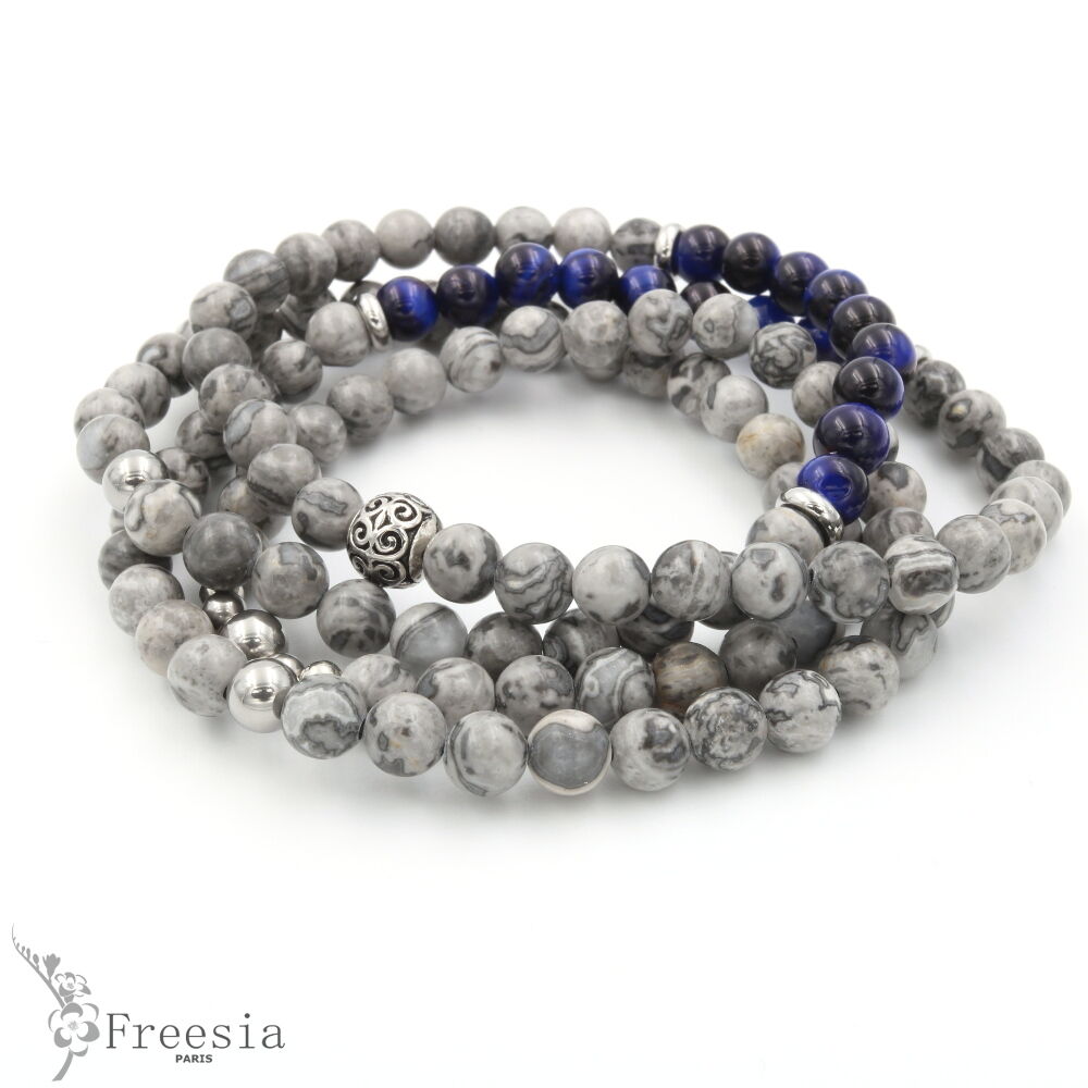 Armband homme pierre naturelle - 11287