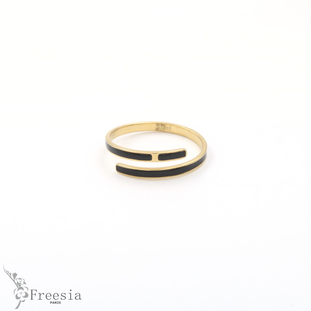 Bague en acier laqué - 11435