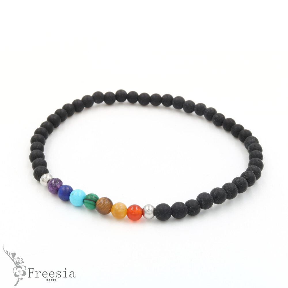 Pulsera hombre pierre naturalle et acier - 11612