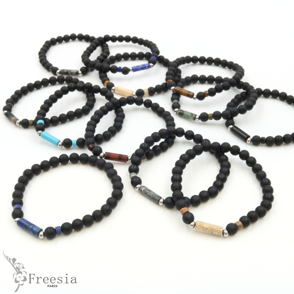 Bracelet homme pierre naturelle - 11648
