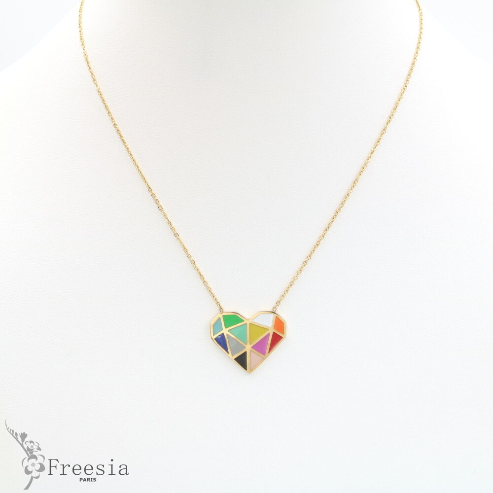 Collier acier laqué - 12138