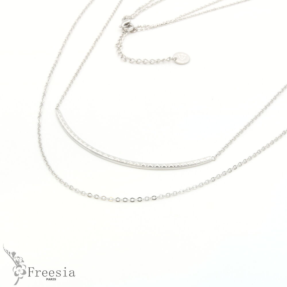Collier Acier Multirangs - 12163