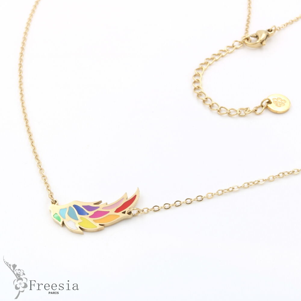 Collier acier laqué - 12178