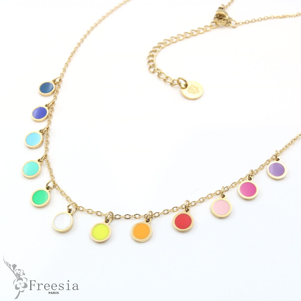 Collier acier laqué - 13119