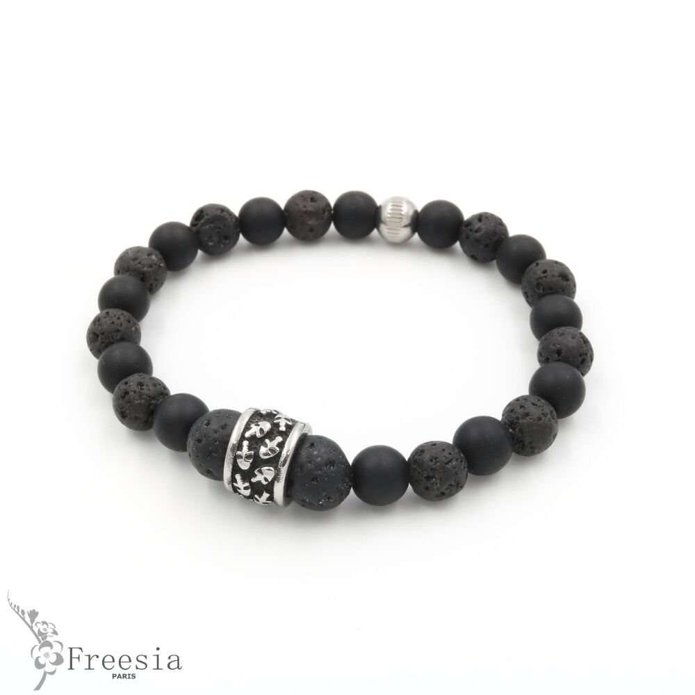 Herrenarmband aus Achat - 1323101