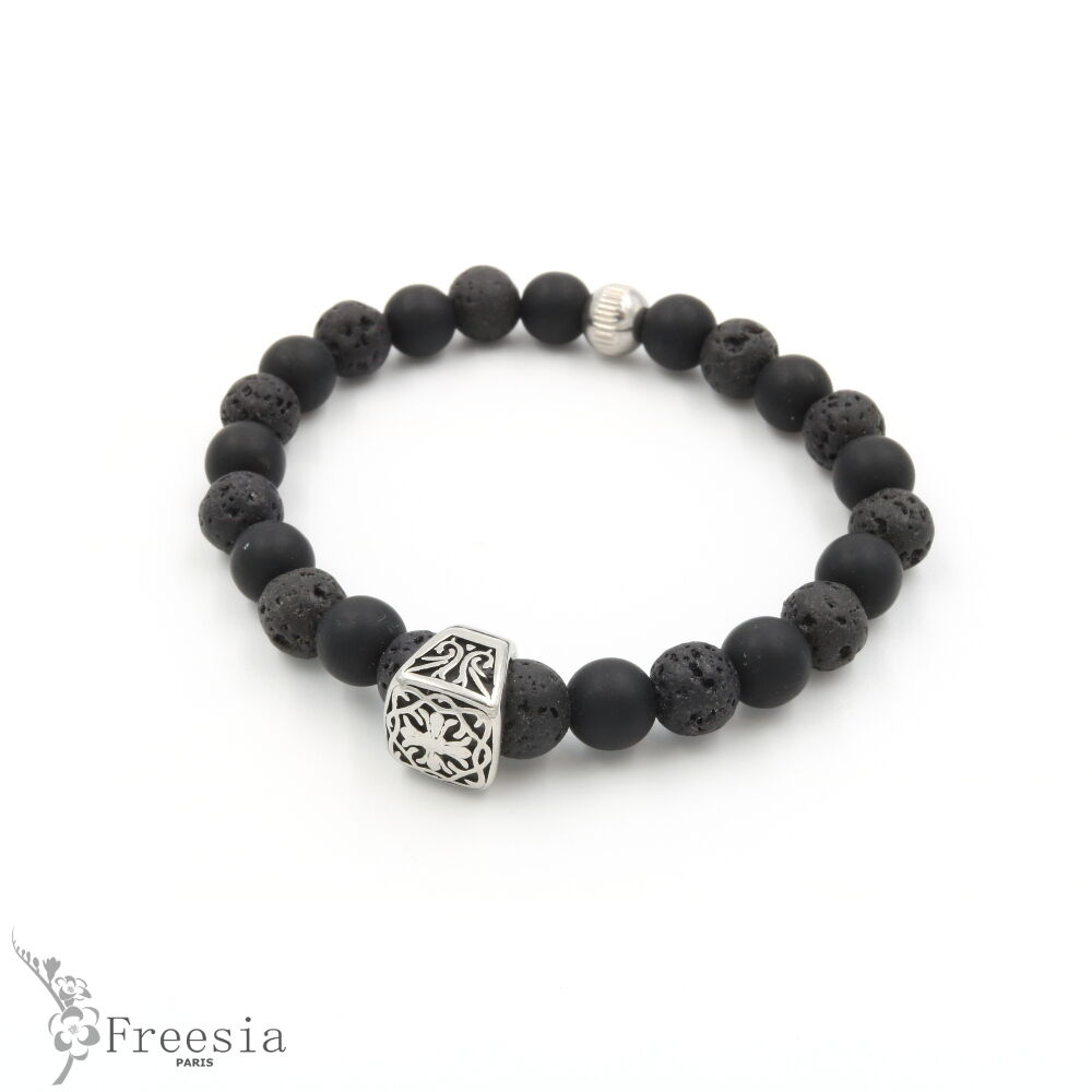 Herrenarmband aus Achat - 1323102