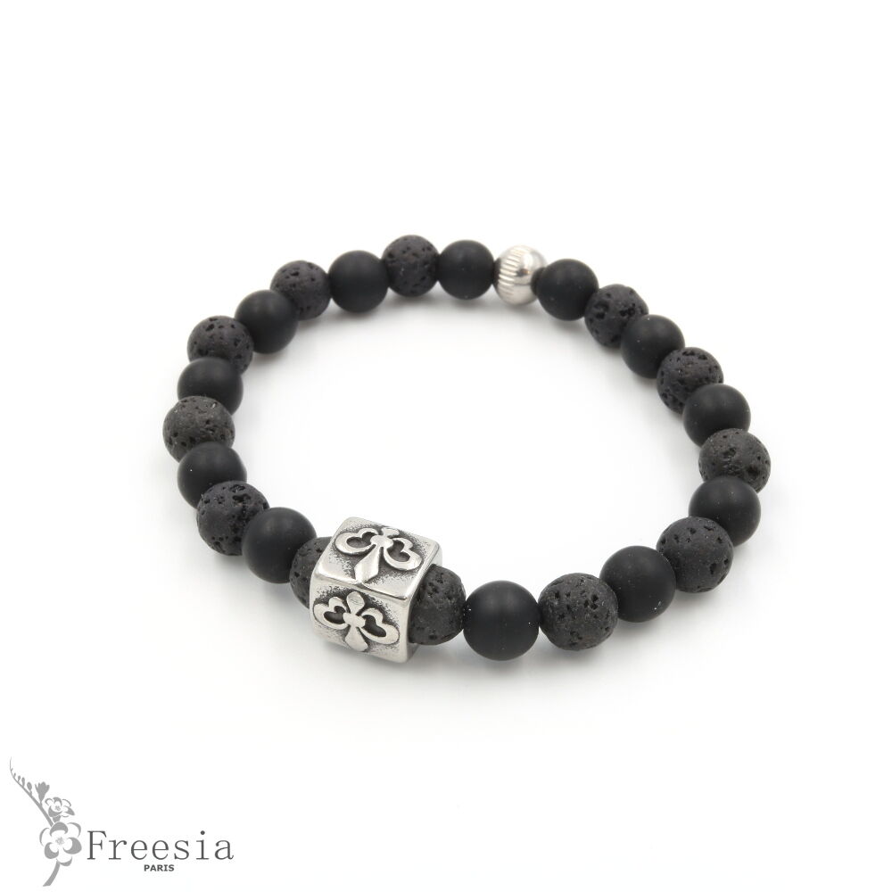 Herrenarmband aus Achat - 1323103