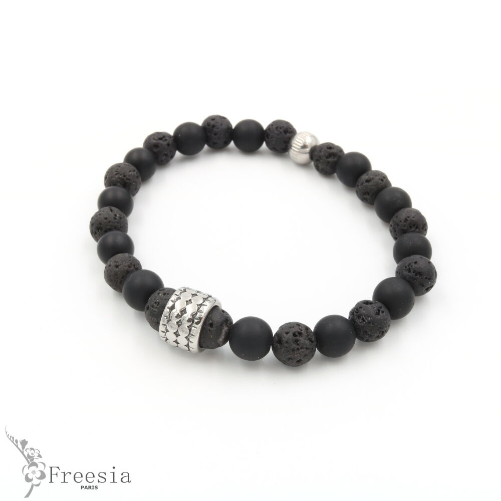 Herrenarmband aus Achat - 1323105