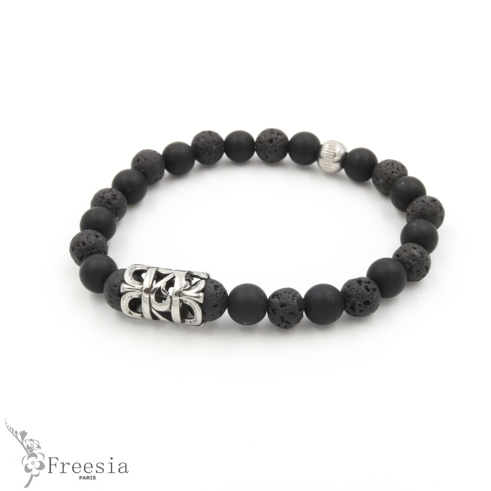 Herrenarmband aus Achat - 1323106
