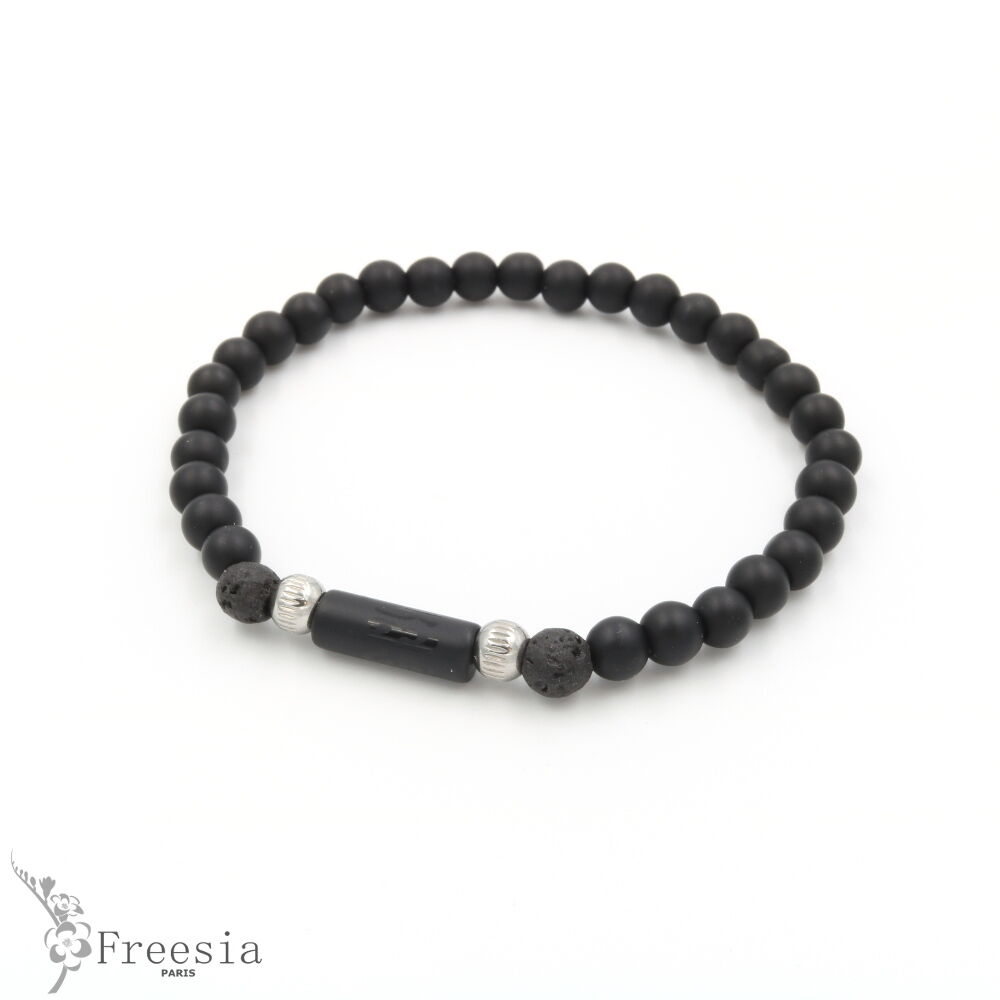 Herrenarmband aus Achat - 13232