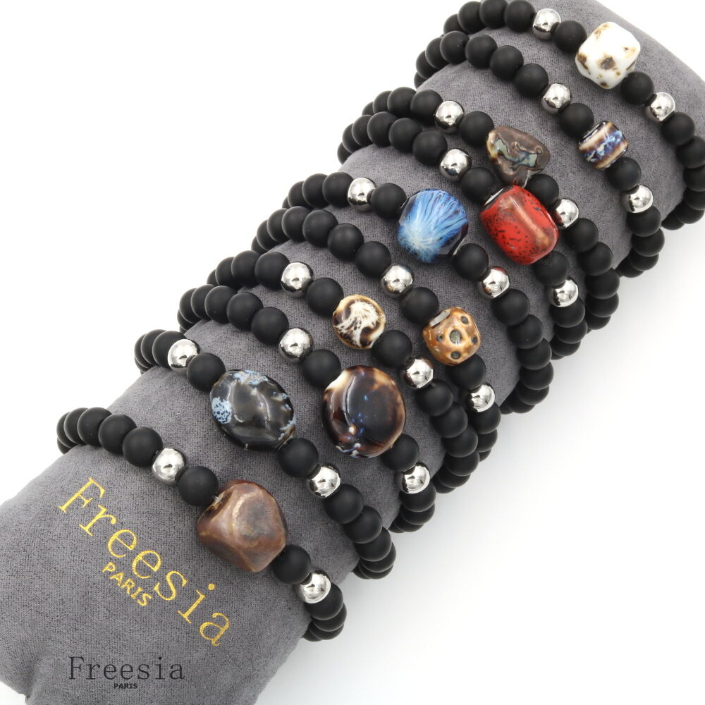Armband homme pierre naturelle - 13283