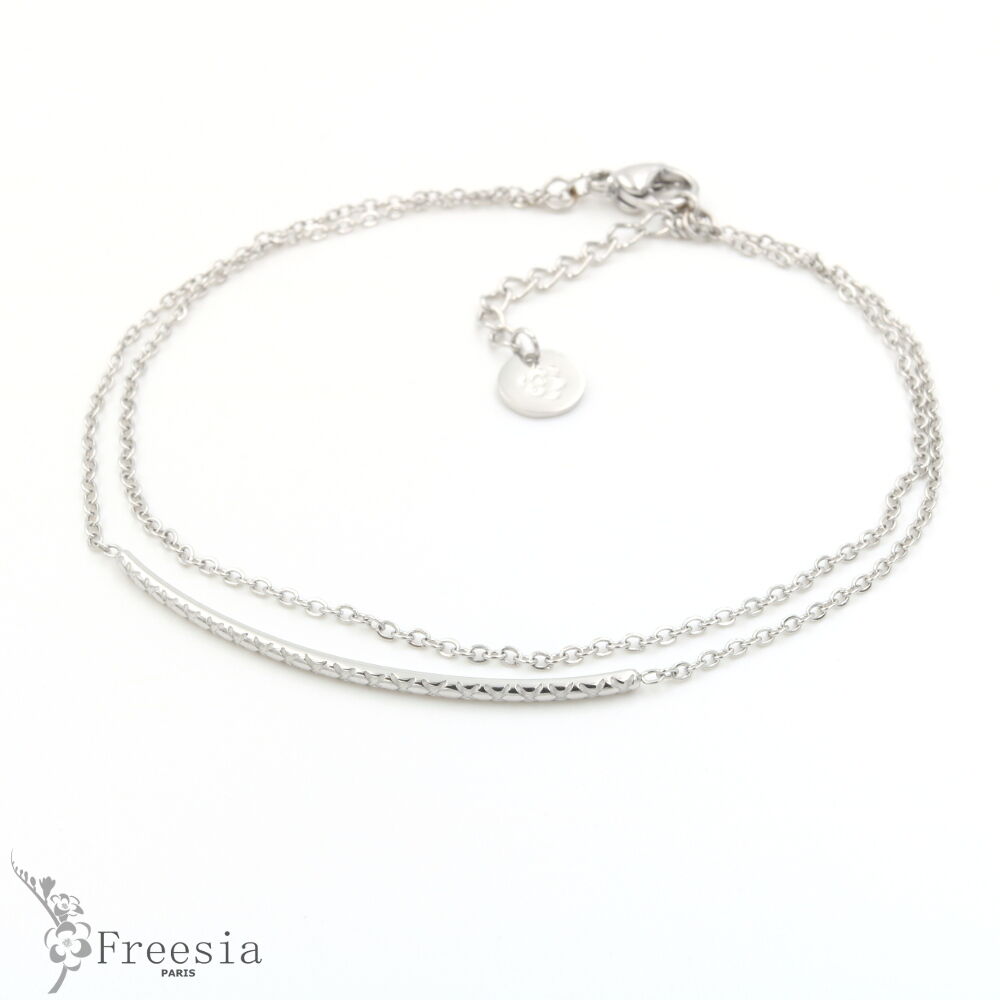 Armband acier multi-rangs – 14274