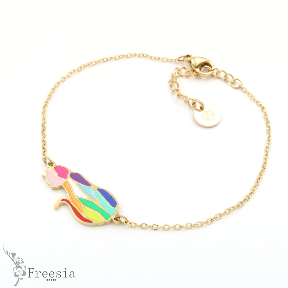 Bracelet acier laqué - 15276