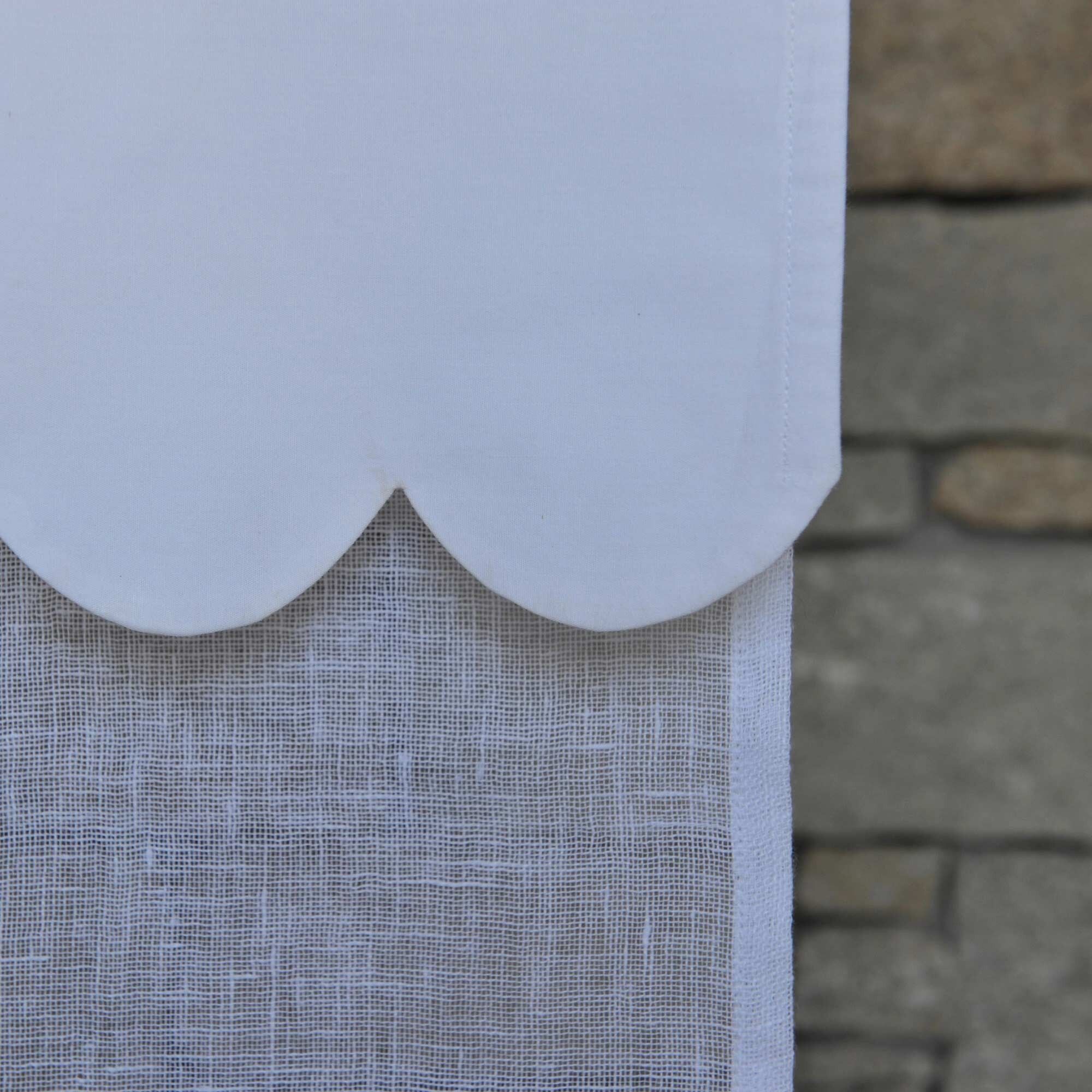 Brise bise ile d'Yeu blanc 45X70 CM